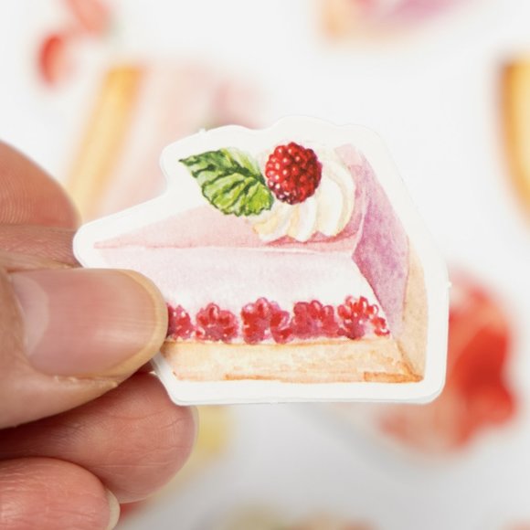 46pcs Strawberry Dessert Stickers, Journal/Notebook Die Cut Stickers - Picture 3 of 3